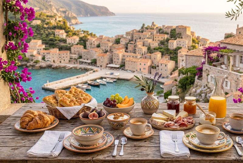 Colazione in terrazza