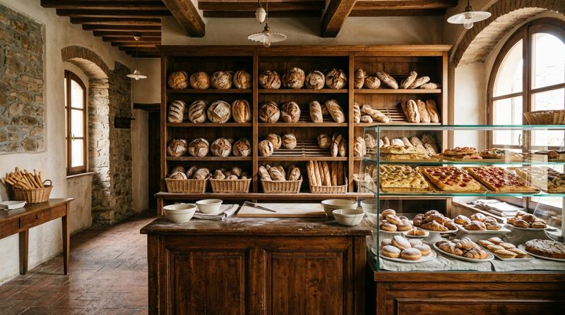Il bancone del forno