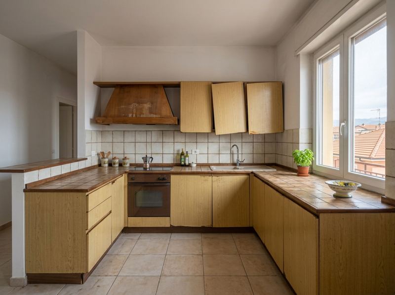 La cucina prima del lavoro